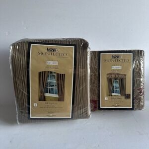 Montecito by Arrow Home Fashions"Sophia Olive"Woven Jacquard Curtains84"X42"‎